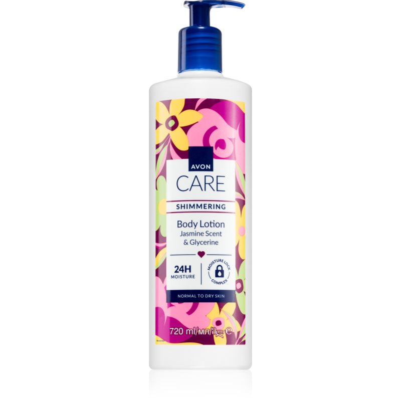 Avon Care Jasmine Scent & Glycerine lapte de corp cu particole stralucitoare pentru piele normala si uscata 720 ml Avon Care Jasmine Scent & Glycerine lapte de corp cu particole stralucitoare pentru piele normala si uscata 720 ml