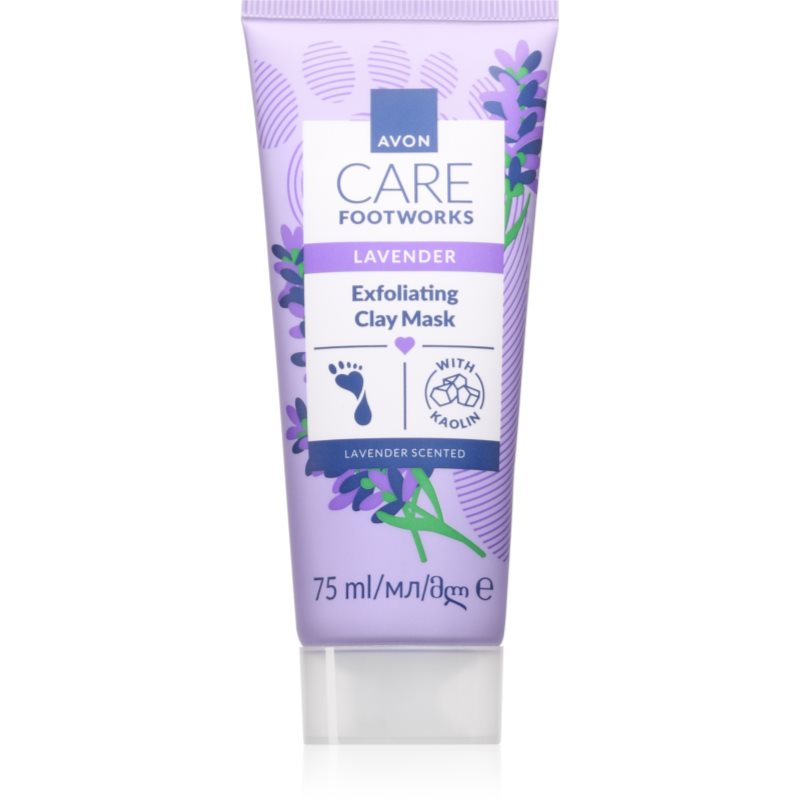 Avon Care Footworks masca pentru exfoliere pentru tălpile picioarelor 75 ml