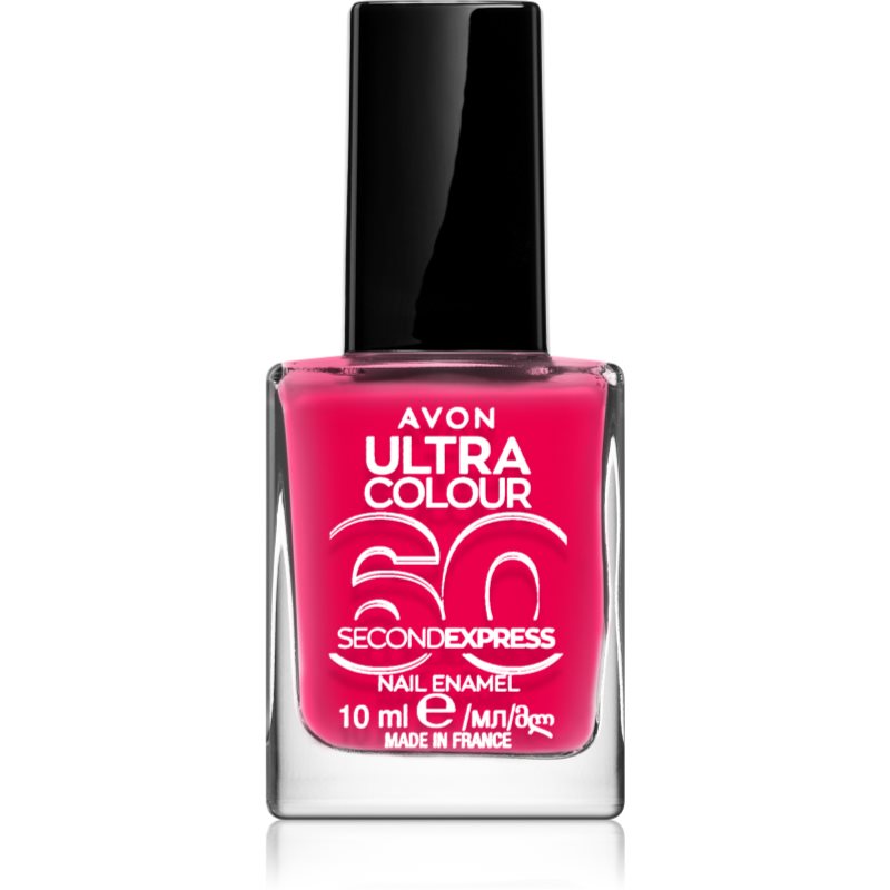 Avon Ultra Colour 60 Second Express lac de unghii cu uscare rapida culoare Fun N Fuchsia 10 ml