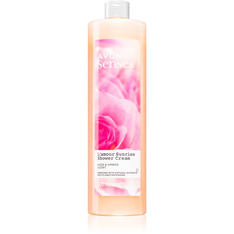 Avon Senses L\'amour Sunrise Cremă de duș calmantă 500 ml