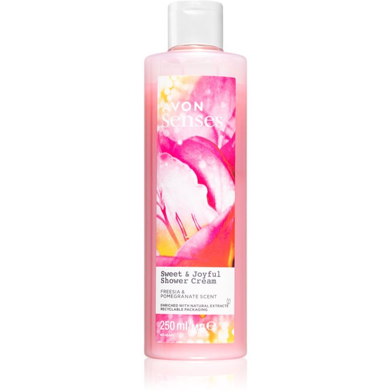 Avon Senses Sweet & Joyful gel de dus hidratant 250 ml