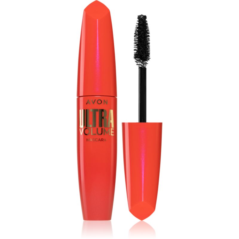 Avon Ultra Volume mascara pentru volum si curbare culoare Blackest Black 10 ml