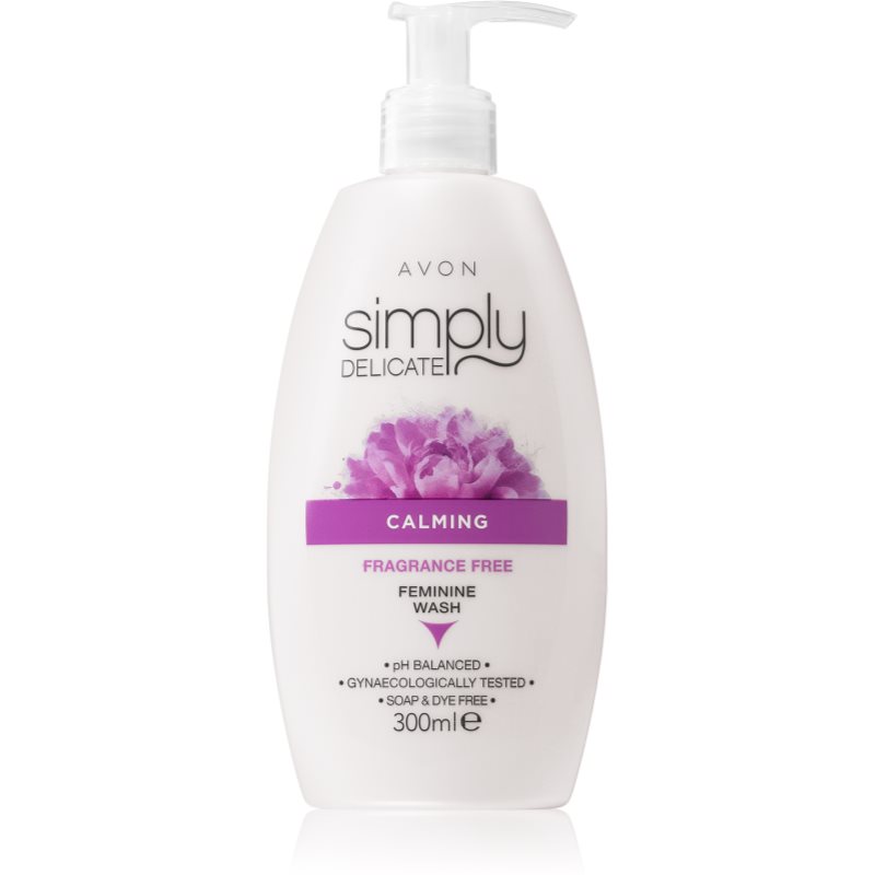 Avon Simply Delicate Calming gel calmant pentru igiena intimă 300 ml