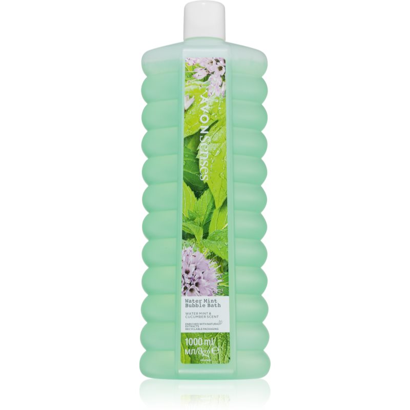 Avon Senses Water Mint & Cucumber Scent spuma de baie 1000 ml