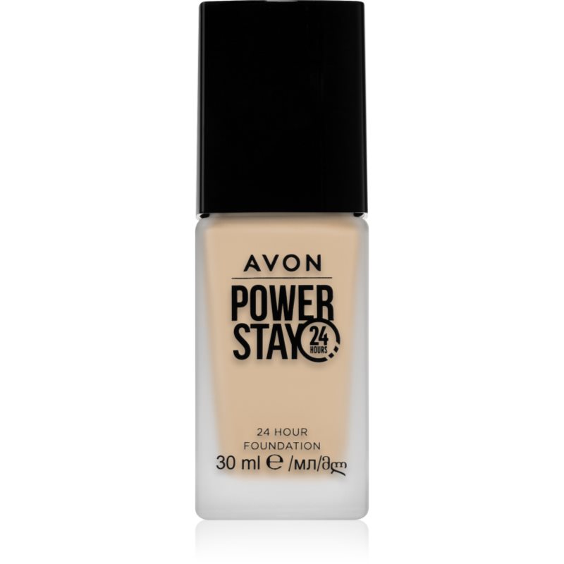 Avon Power Stay 24h machiaj persistent cu efect matifiant culoare 125 G Warm Ivory 30 ml