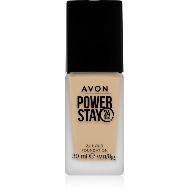 Avon Power Stay 24h machiaj persistent cu efect matifiant culoare 120 N Porcelain 30 ml