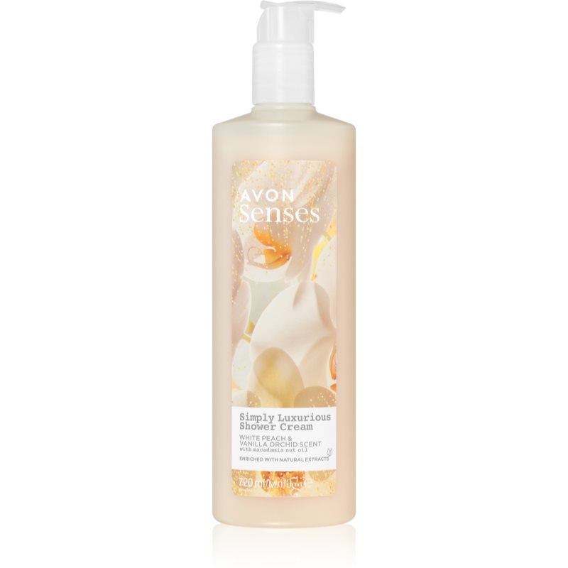 Avon Senses Simply Luxurious gel cremos pentru dus 720 ml