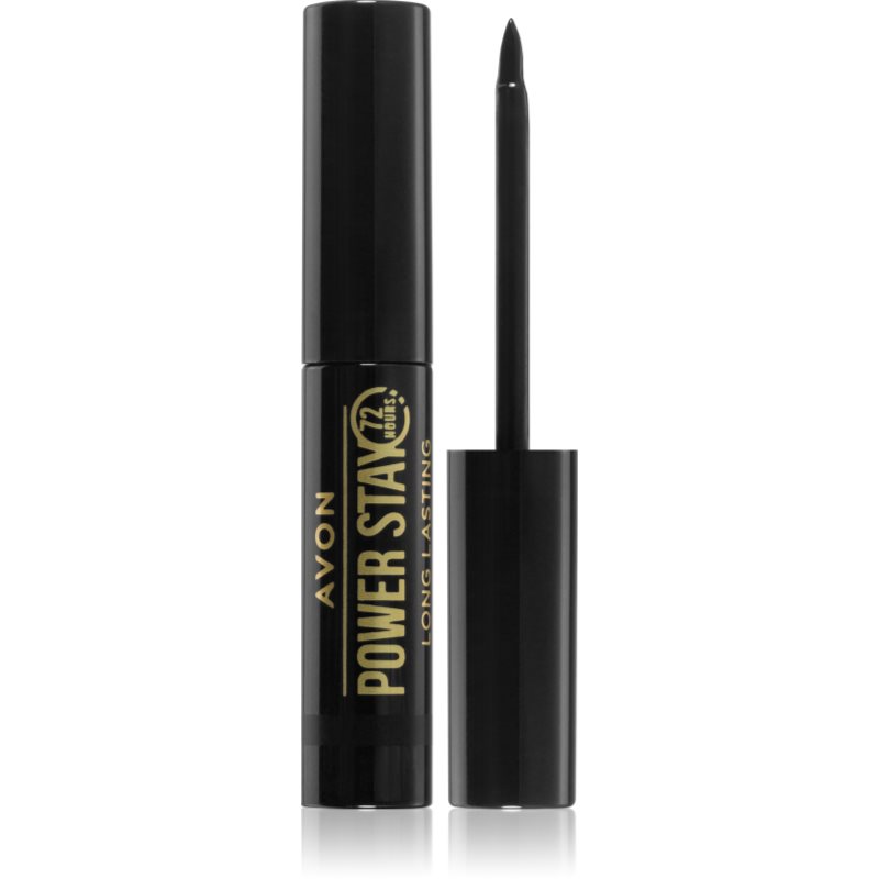 Avon Power Stay 72h eyeliner rezistent la apa 72 ore culoare Blackest Black 3,5 ml