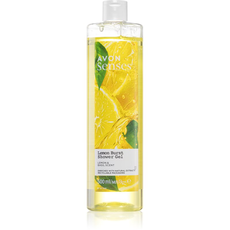 Avon Senses Lemon Burst gel de dus revigorant 500 ml