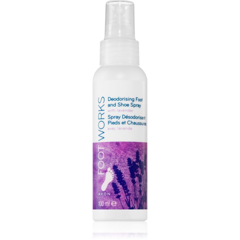 Avon Foot Works Lavender deodorant pentru picioare 100 ml