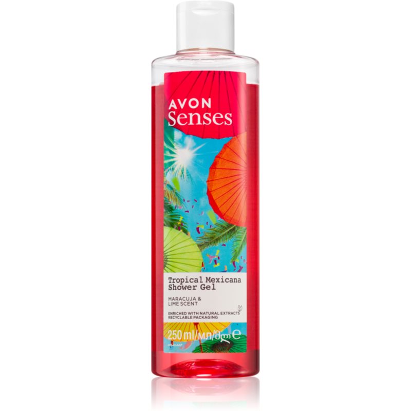 Avon Senses Tropical Mexicana gel de dus revigorant 250 ml