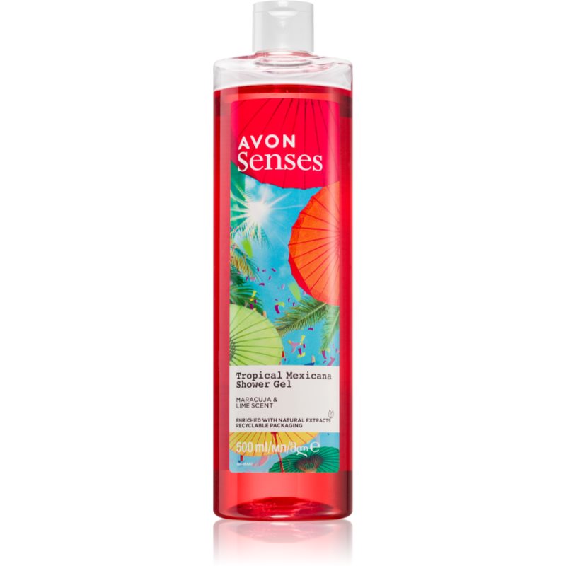 Avon Senses Tropical Mexicana gel de dus revigorant 500 ml
