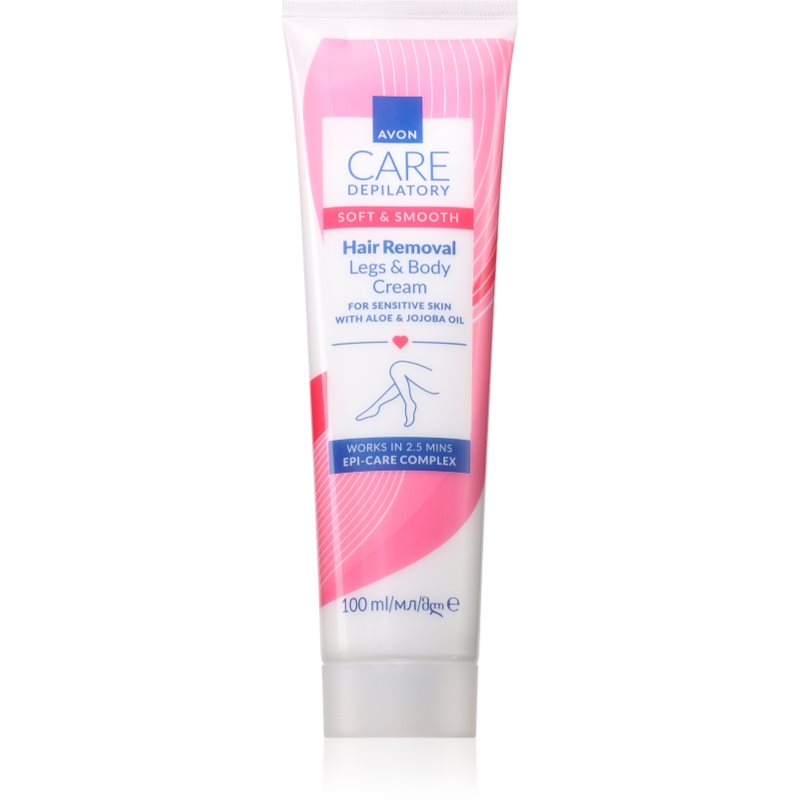 Avon Soft &amp; Smooth crema depilatoare pentru piele sensibila 100 ml