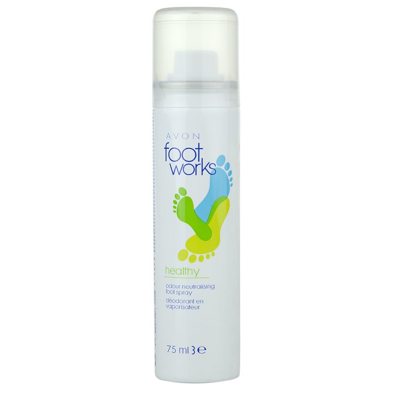 Avon Foot Works Healthy sprej na nohy 75 ml