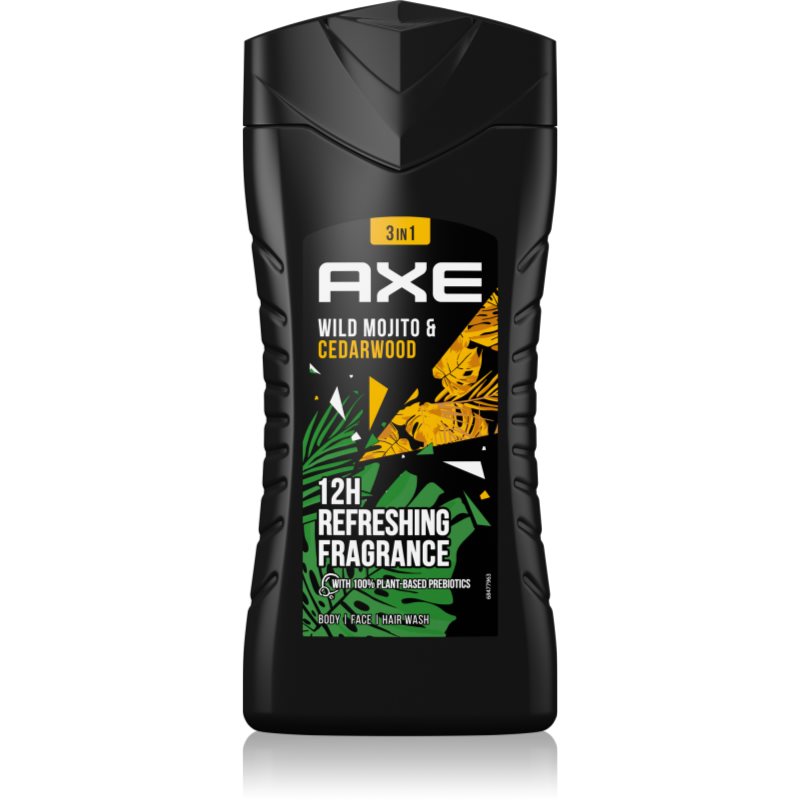 Axe Wild Green Mojito & Cedarwood gel de dus revigorant pentru barbati 250 ml Axe Wild Green Mojito & Cedarwood gel de dus revigorant pentru barbati 250 ml