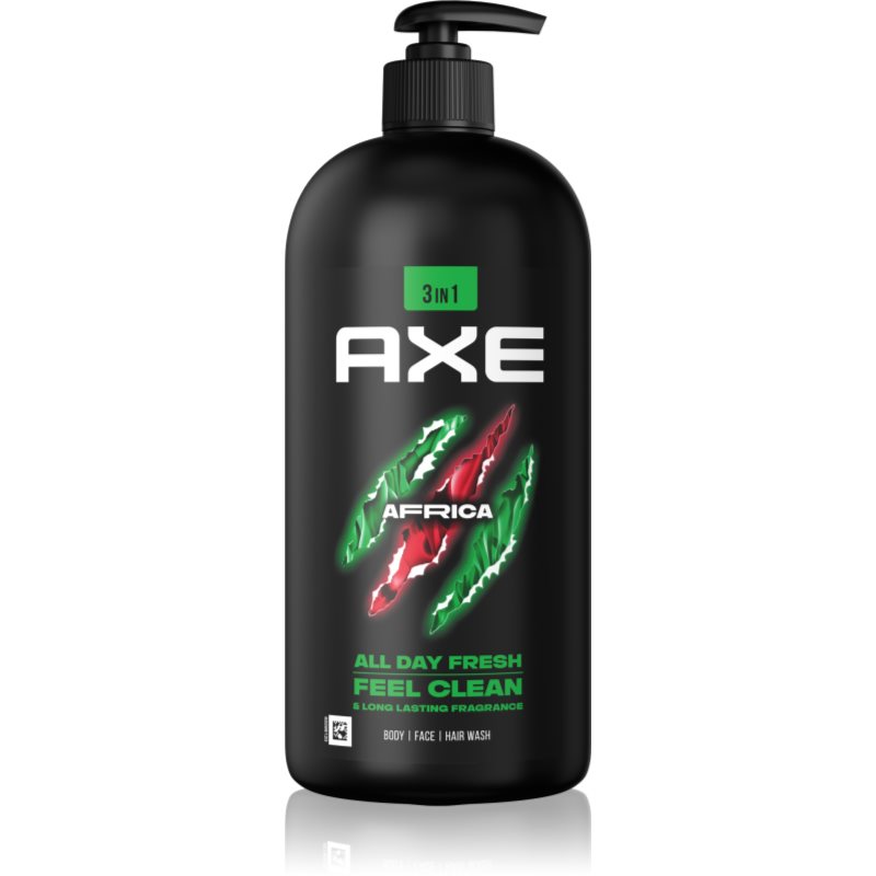 Axe Africa gel de dus pentru față, corp și păr 900 ml