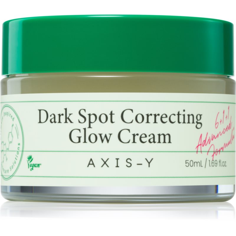 AXIS-Y 6+1+1 Advanced Formula Dark Spot Correcting Glow Cream gel crema hidratant pentru piele cu hiperpigmentare 50 ml