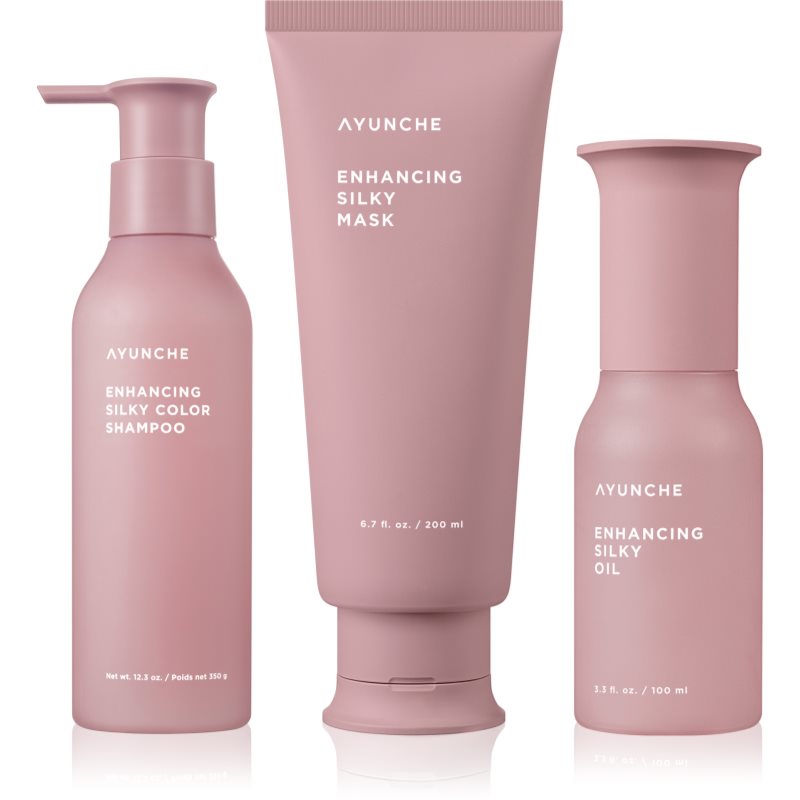 AYUNCHE Enhancing Silky set pentru par deteriorat