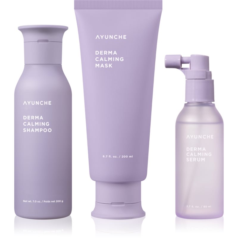 AYUNCHE Derma Calming set pentru scalp sensibil si uscat