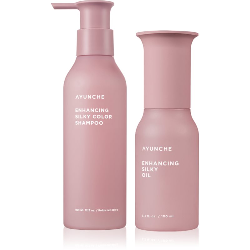 AYUNCHE Enhancing Silky Set set pentru păr vopsit