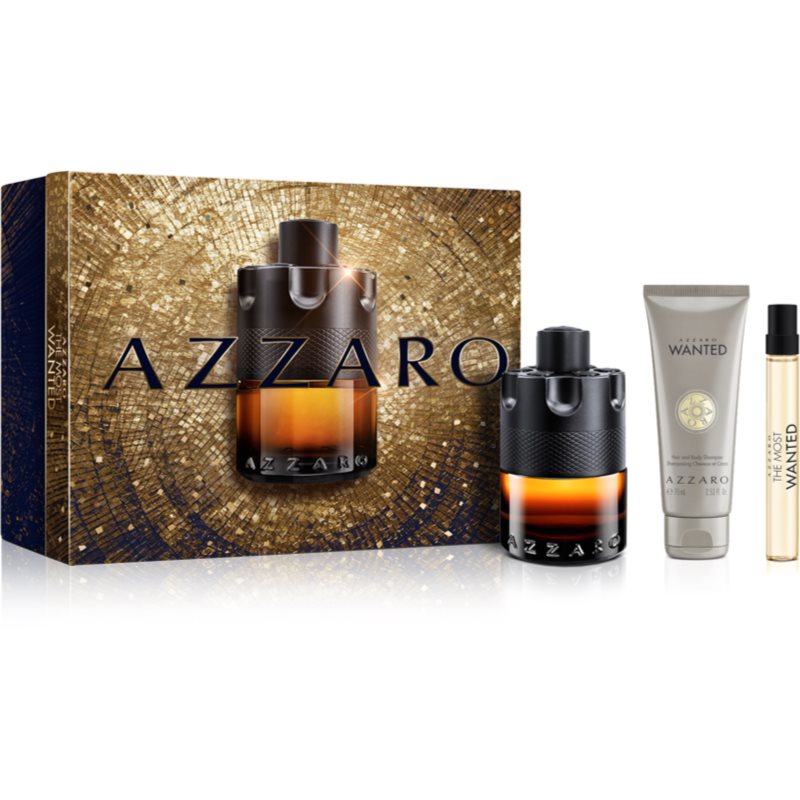 Azzaro The Most Wanted Parfum set cadou pentru bărbați