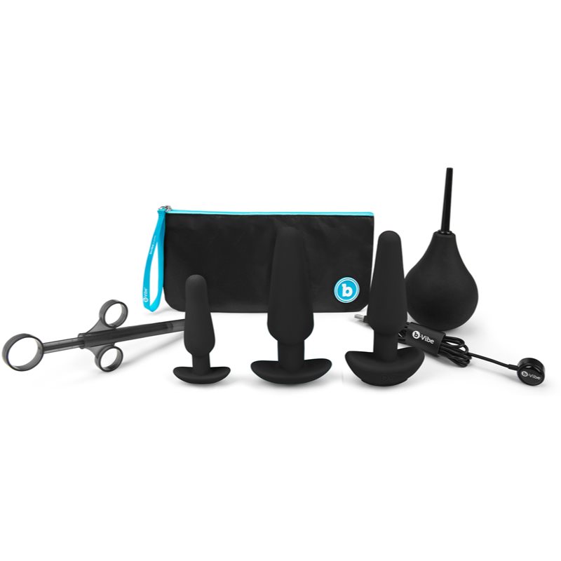 b-Vibe To Anal Play set de butt plug-uri black