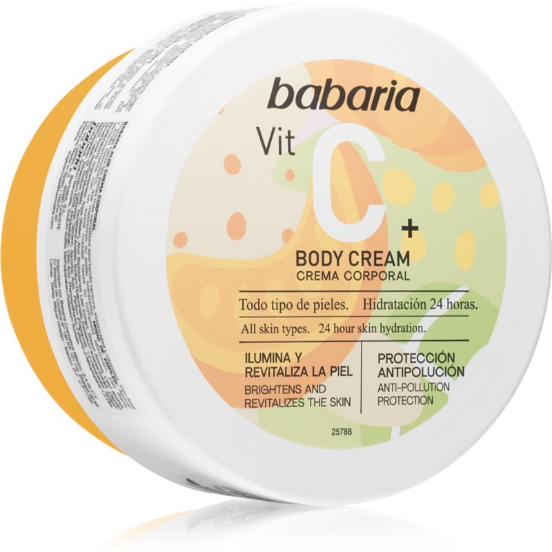 Babaria Vitamin C moisturising body cream for all types of skin 400 ml