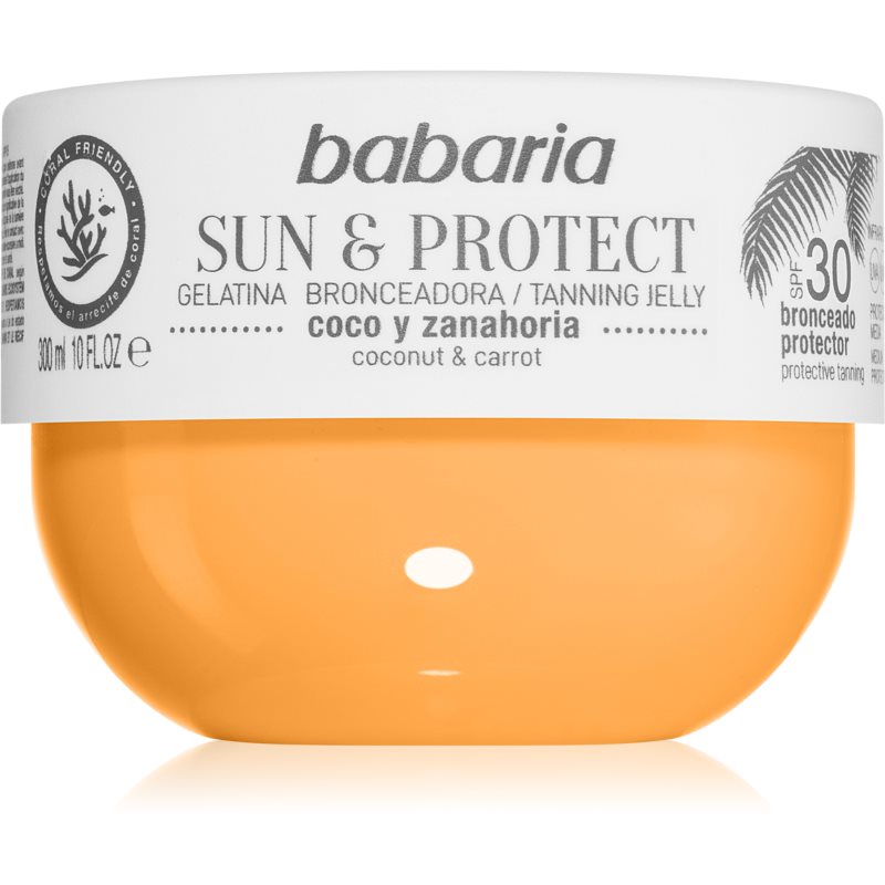 Babaria Tanning Jelly Sun & Protect gel protector SPF 30 300 ml
