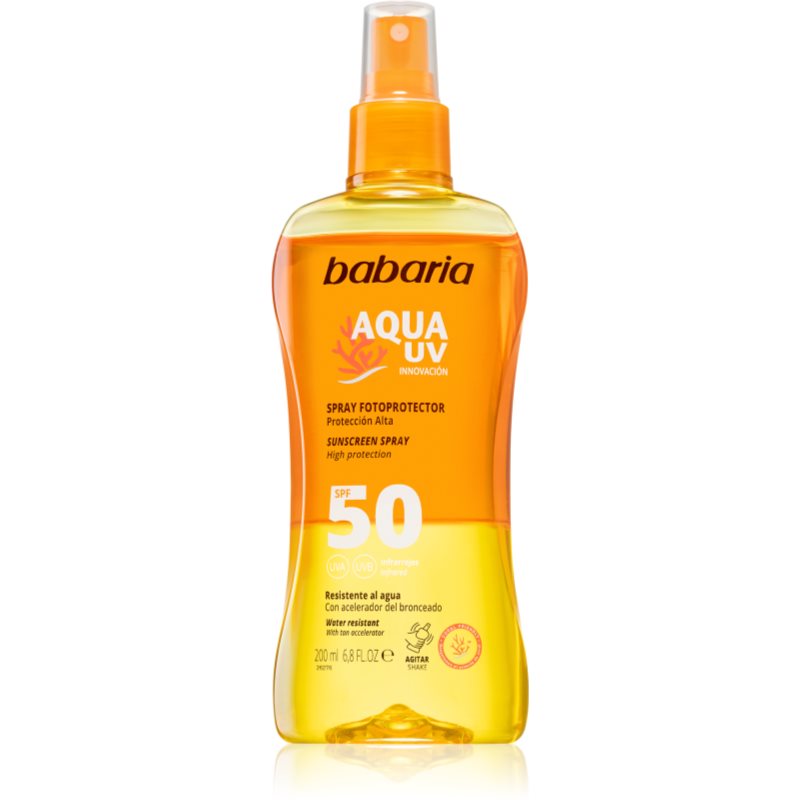 Babaria Sun Aqua UV spray solar SPF 50 200 ml