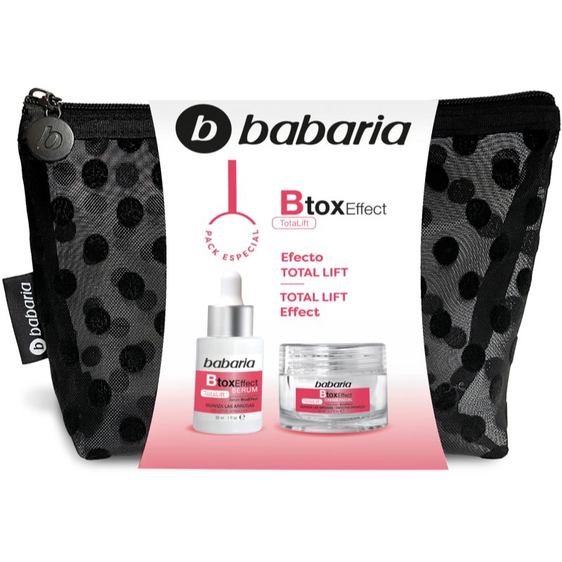 Babaria Botox Effect Travel Pack set cadou