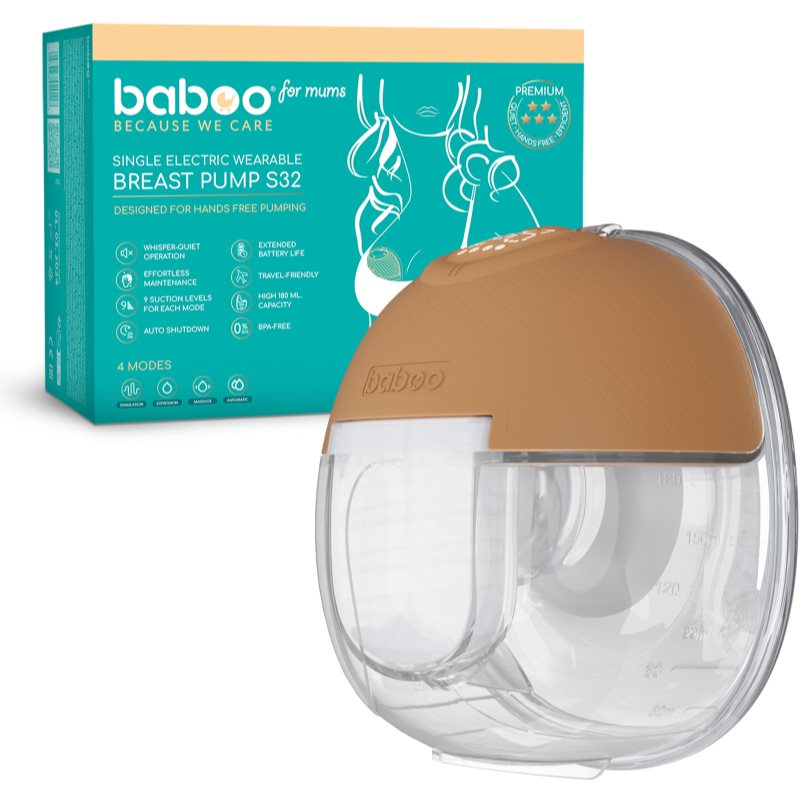 Baboo Electric Wearable Hands-free Breast Pump pompă de sân 1 buc