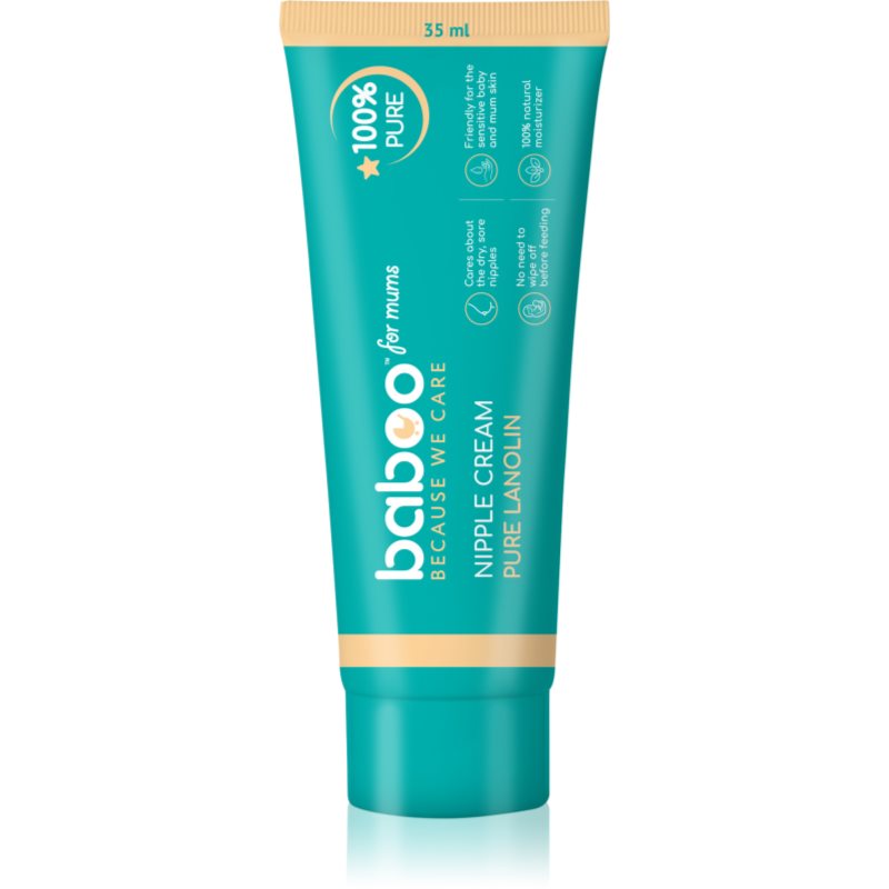 Baboo Nipple Cream Pure Lanolin unguent cu lanolină 35 ml