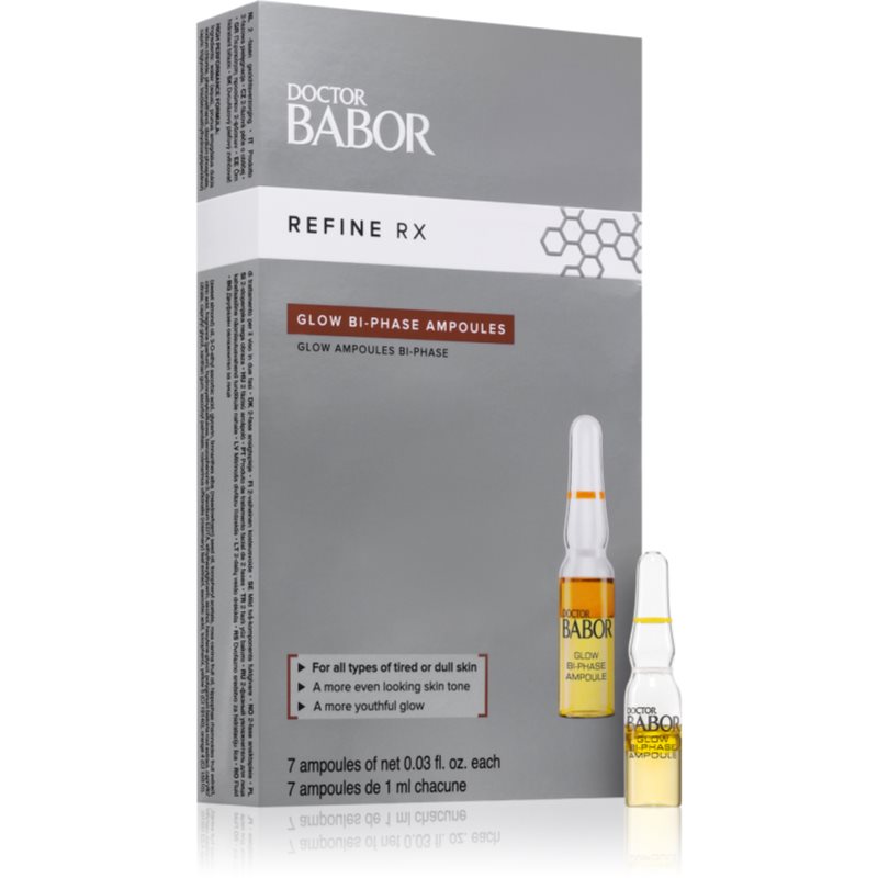 BABOR Doctor Babor - Refine RX Glow Bi-Phase Ampoules fiolă pentru o piele mai luminoasa 7x1 ml