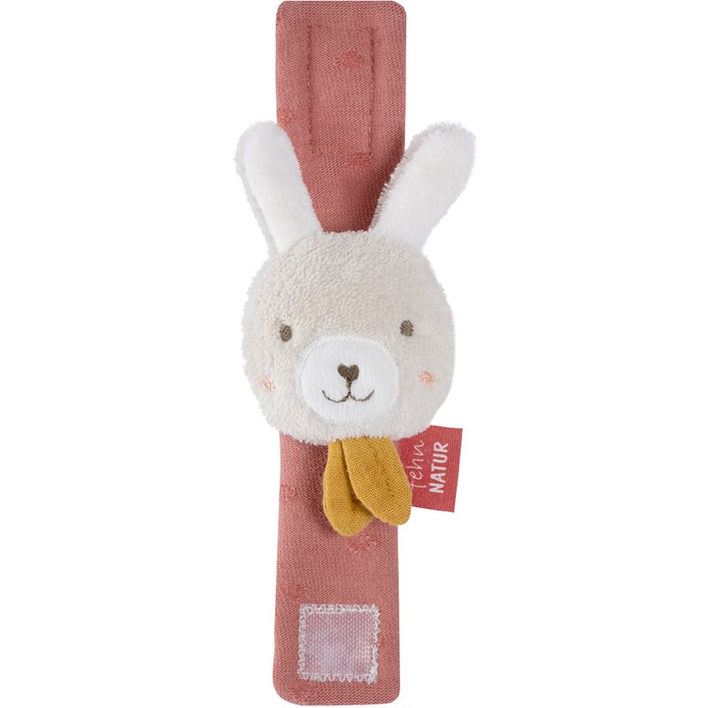 BABY FEHN fehnNATUR wrist Rattle Rabbit zornăitoare de ținut în mână 1 buc