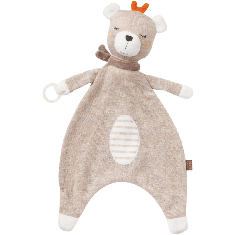 BABY FEHN fehnNATUR Comforter Teddy jucărie de adormit cu clips 1 buc