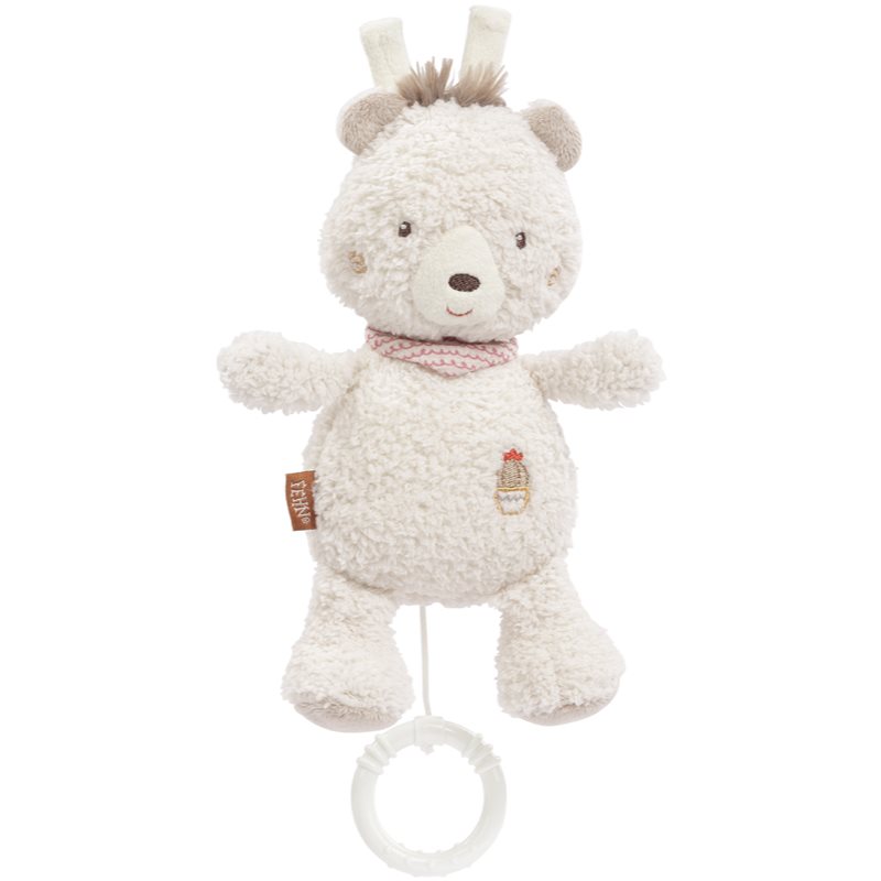 BABY FEHN Music Box Peru Bear jucărie suspendabilă contrastantă cu melodie 1 buc