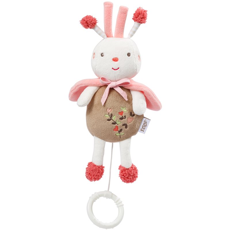 BABY FEHN Music Box Garden Dreams Bee jucărie suspendabilă contrastantă cu melodie 1 buc