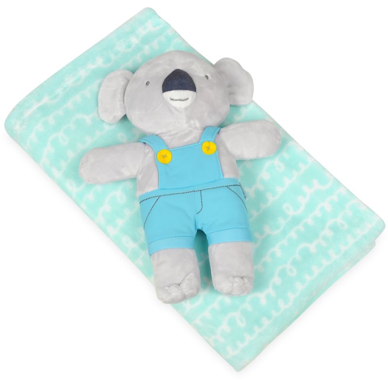 Babymatex Koala Mint pătură mini cu animal de pluș