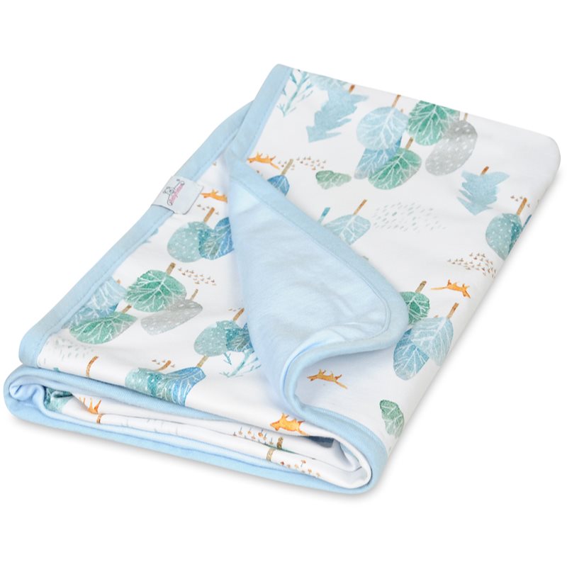 Babymatex Bamboo pătură mini cu animal de pluș