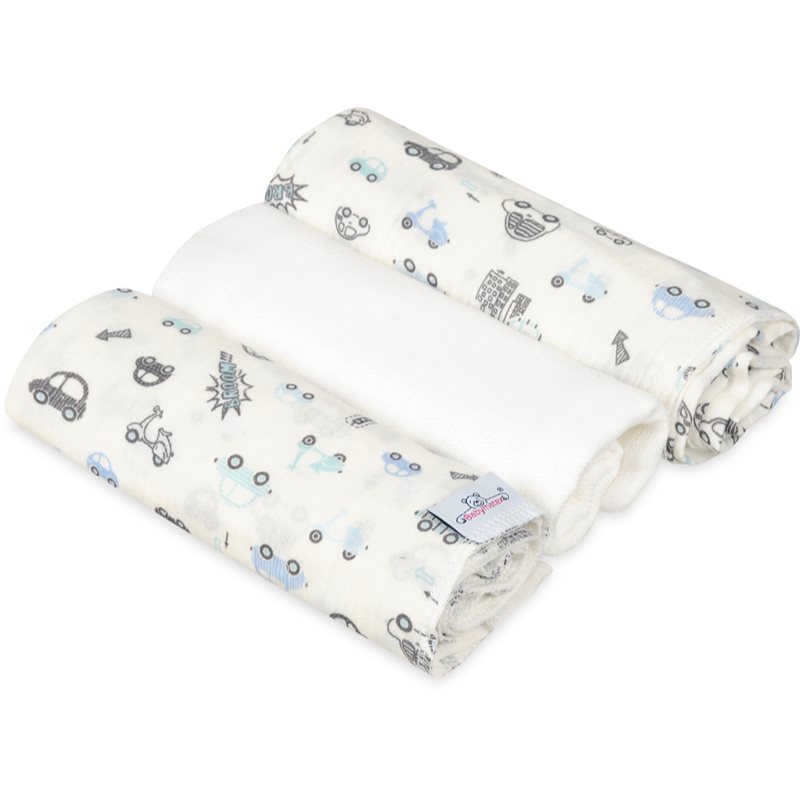 Babymatex Muslin Design scutec Cars 3 buc