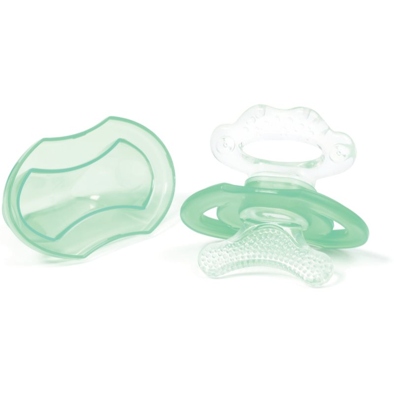 BabyOno Teether jucărie pentru dentiție 3m+ Green 1 buc