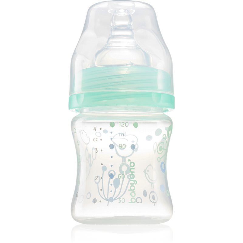 BabyOno Baby Bottle biberon pentru sugari anti-colici 0m+ Mint 120 ml