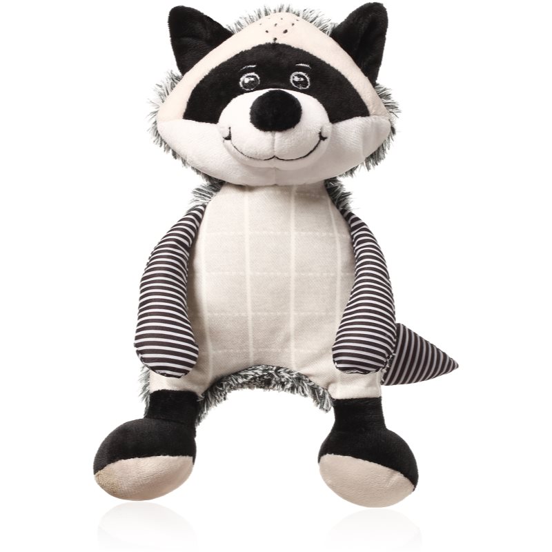 BabyOno Rattle Toy Rocky Racoon jucărie interactivă de pluș 25x13 cm 1 buc