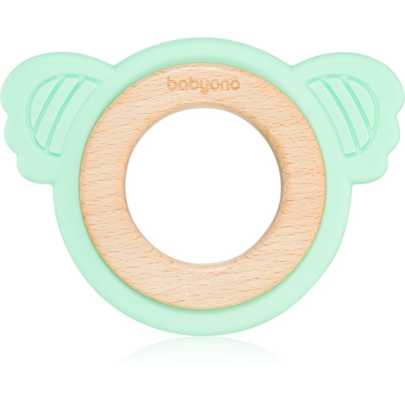 BabyOno Wooden & Silicone Teether jucărie pentru dentiție Koala 1 buc