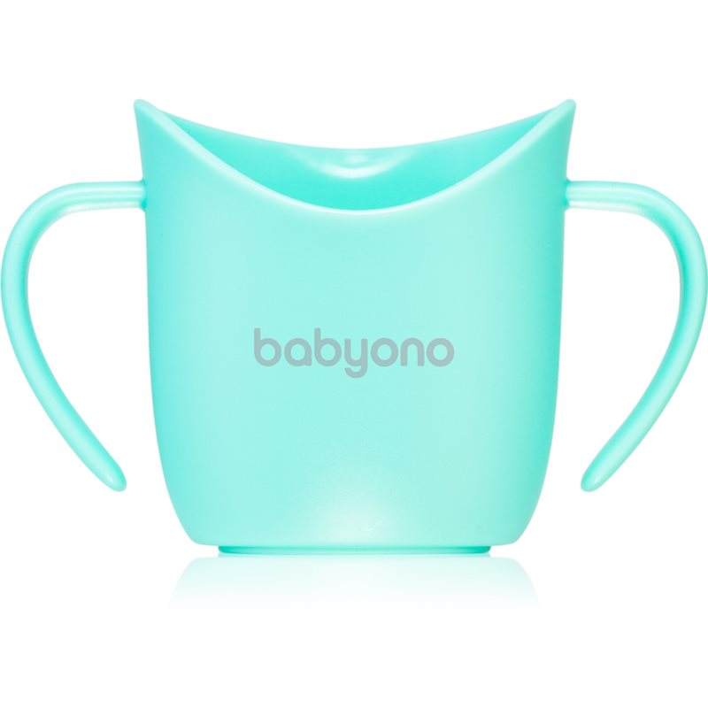 BabyOno Be Active Ergonomic Training Cup cană pentru antrenament cu mânere Mint 6 m+ 120 ml