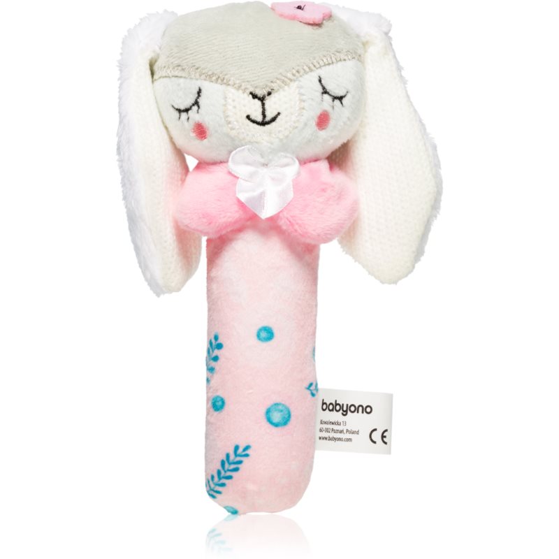 BabyOno Have Fun Squeaky Toy Bunny Sunday jucărie fluierătoare Sunday 3 m+ 1 buc