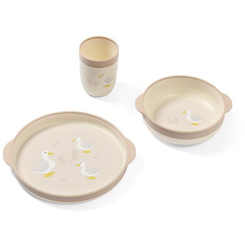 BabyOno Be Active Feeding Set Farmer serviciu de masă 12m+ 3 buc