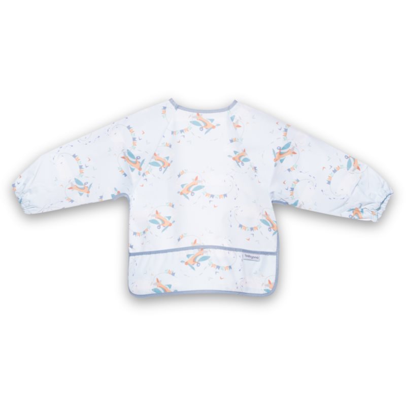 BabyOno Plane 6m-2y bavețică cu mâneci lungi 74x36 cm 1 buc