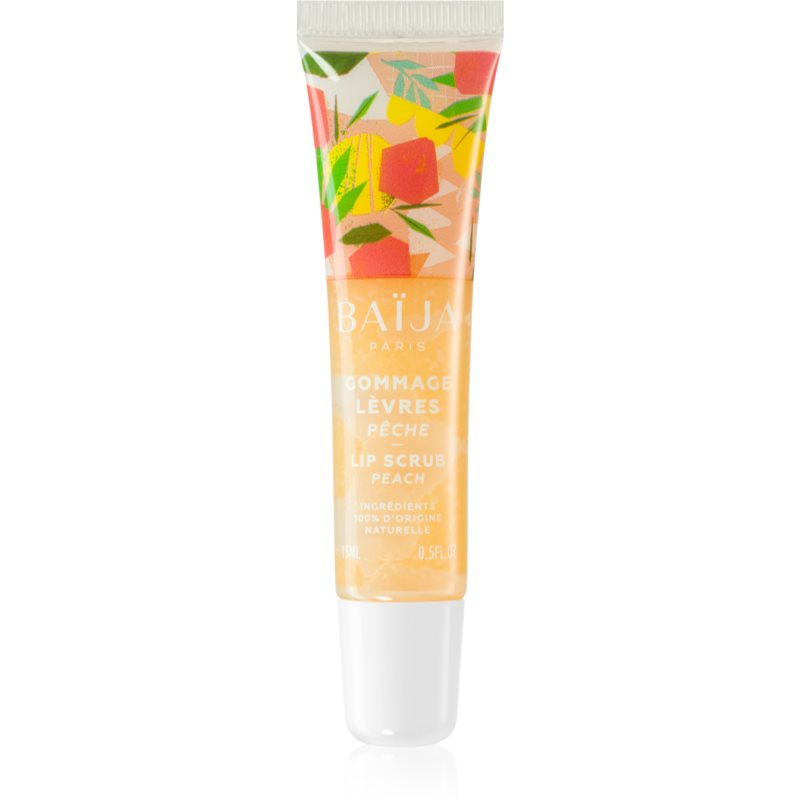 BAÏJA Lip Scrub Peach Exfoliant pentru buze 15 ml