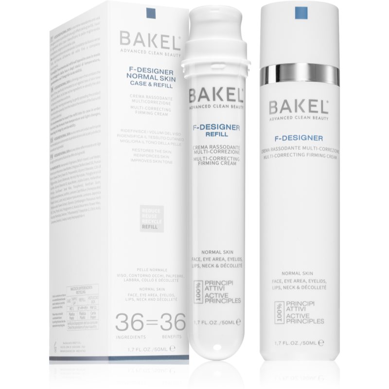 Bakel F-designer Normal Skin Case & Refill Lift Crema De Fata Pentru Fermitate Pentru Piele Normala + Refill 50 Ml